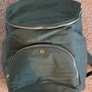 Lululemon Athletica Green Backpack Sleek Design High Quality